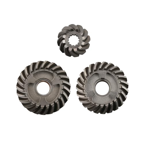 New Boat Motor Outboard Gear Kit 346-64020 Pinion Gear and 346-64010 Forward Gear and 346-64030 Reverse Gear Sets for Tohatsu Nissan Outboard 25HP 30HP MFS30A MFS30B 2 or 4 Stroke Boat Engine