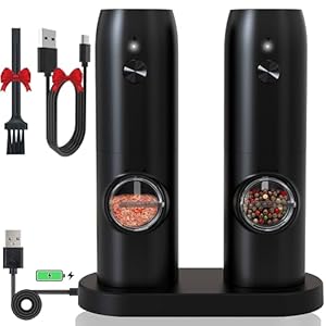 Electric Salt and Pepper Grinder Se...