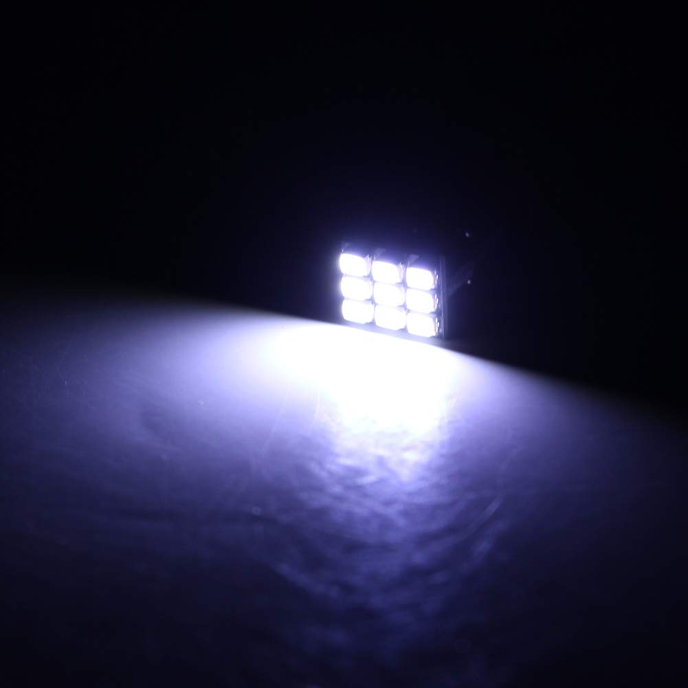 Cnardg24 50pcs 12V LED Car Interior Reading Panel Lights Dome Light Trunk Lights Courtesy Welcome Lights 6500K Super White Universal For Car