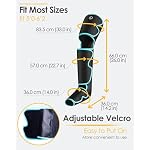 SLOTHMORE Leg Massager with Air Compression for Circulation, 3-in-1 Full Leg Heating for Foot Calf Thigh, 4 Modes 4 Intensities 2 Heat Levels, Compression Device for Swollen Legs, RLS Pain Relief - Image 6