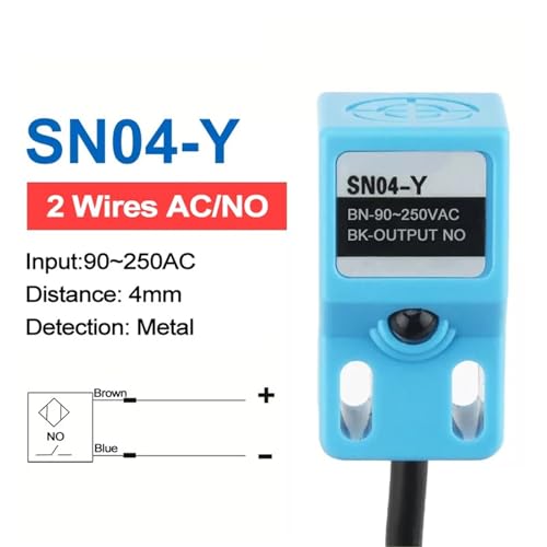 Interruptor de proximidad SN04-P2 soluciona fallos de carrera 4mm 2