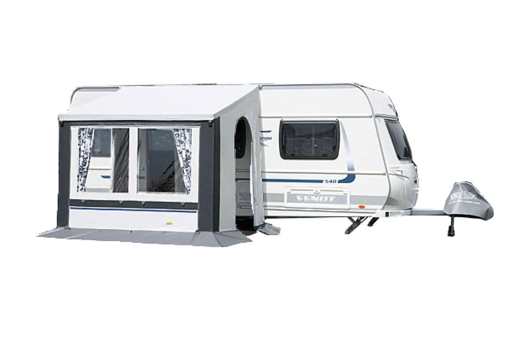 DWT Cortina III 28 Stahl Grau Teilzelt Caravan Winterzelt Wohnwagen Vorzelt