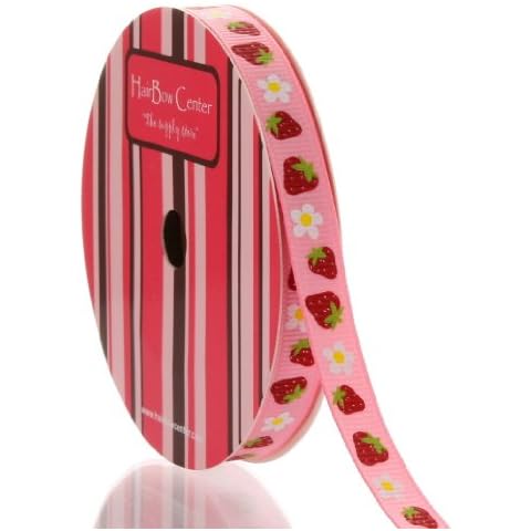 3/8" Strawberries Grosgrain Ribbon (25 Yard) Cover