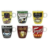 【Snack-Bars】 Kaffeetasse 22 cl im angesagten Look – Vintage-Kollektion