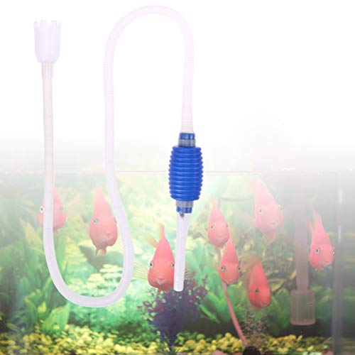 POPETPOP 6 peças de ferramentas de limpeza de aquário, escova de algas para aquário de cabo longo po