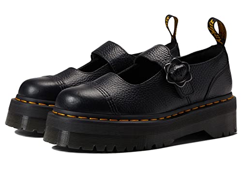 Dr. Martens Women's Addina Flower Mary Jane Flat2