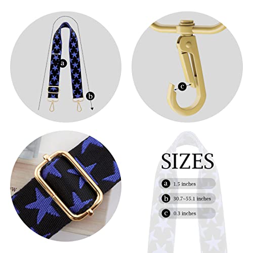 Image of TANOSII Wide Purse Strap Adjustable Replacement Shoulder Crossbody Strap Handbag Strap