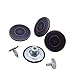 G-Sunny 12 Sets 18mm Jeans Buttons Metal Button Snap Buttons Replacement Kit with Rivets and Plastic Storage Box (Red Bronze)