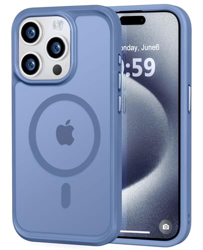 Image of MOCCA Magnetic Shockproof for iPhone 15 Pro Case,Blue