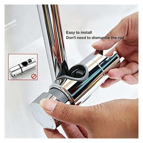 Soporte para cabezal de ducha universal con abrazadera móvil (Pack de 3) 3