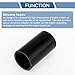 X AUTOHAUX Straight Coupler Silicone Hose 35mm/1.38