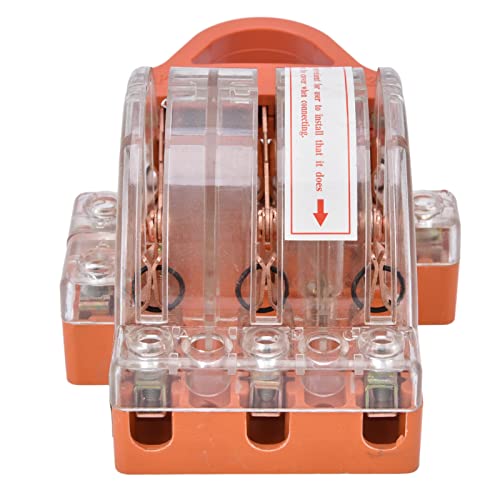 Knife Switch 3 Pole Knife Home Appliances Knife Switch Ac 380V 32A 3 Pole Knife Switch With Led Indicator Copper Transparent Shell Double Throw Disconnect Knife Switch #TOP7