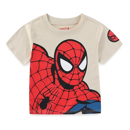 Image of Marvel Spider-Man Boys Short Sleeve T-Shirt and Active Mesh Shorts Set for Toddler and Big Kids