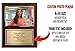 Personalized 8x10 Photo Plaque with 4x6 Horizontal Picture Holder - Add Your Picture for a Team Award for Coach or Employee Appreciation - Customize Now