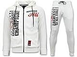 R Trainingsanzug - Muhammad Ali Sportanzug - Weiß