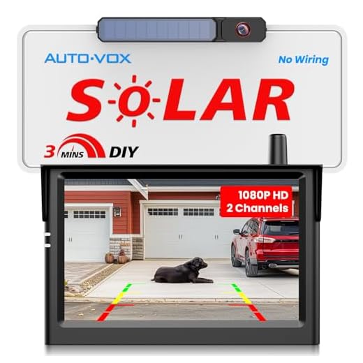 AUTO-VOX Solar Wireless Backup Camera