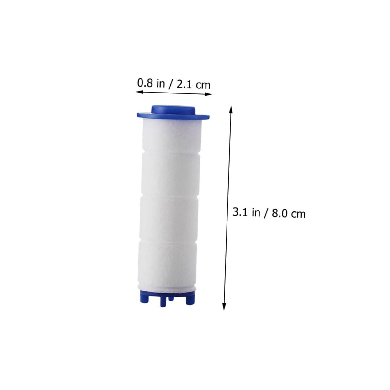 Paquete de 5 filtros de agua para cabezal de ducha, purifica el agua, elimina las impurezas, mejora la claridad, compatible con cabezales de ducha estándar para una experiencia de baño más saludable y