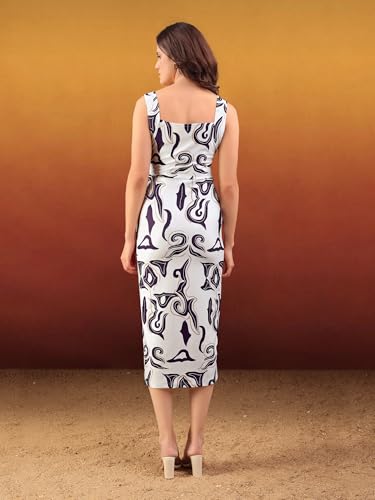 Image of PURVAJA Women's Bodycon Midi Dress