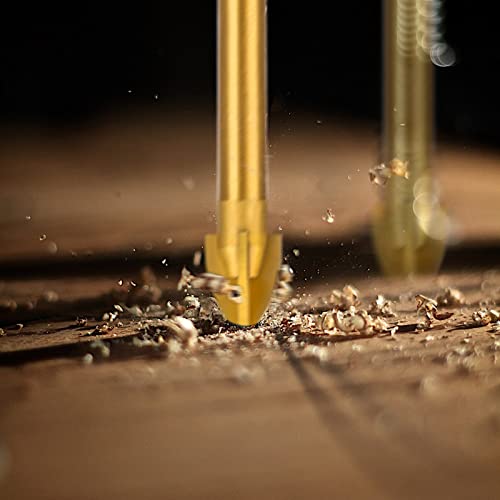 10Pcs 1/4" Masonry Drill Bit Set Titanium Coated Concrete Drill Bit Set by HOMEIDOL - Used condition - Image 7