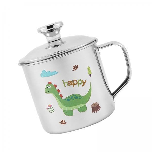 Botella de agua acero inoxidable infantil vaso 250ml fácil de limpiar