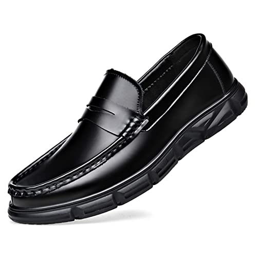Zapatos de cuero para hombres calzado de vestir formal elegante talla 10.5