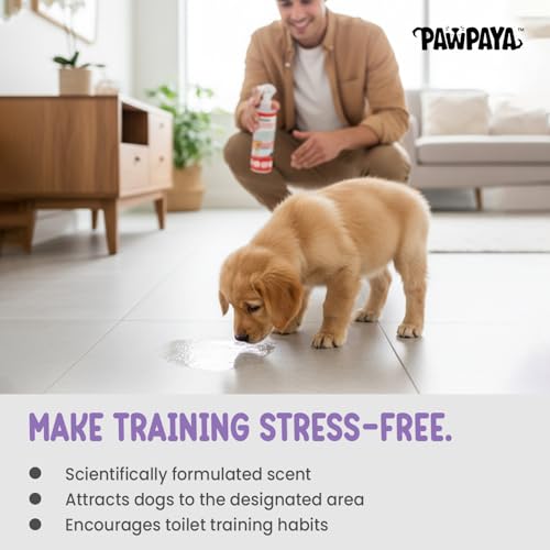 Image of Pawpaya Puppy Potty Training Spray 250ml | Encourages Proper Toilet Habits | Easy Indoor Training Solution for All Breeds