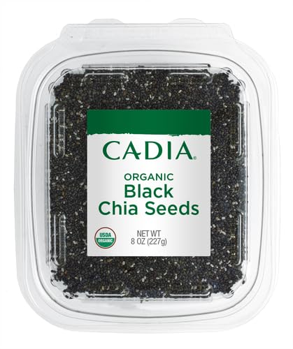 No Label Eb Chia Seeds Tub Organic 8 oz (Pack of 12)