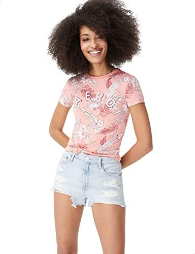 Aeropostale Floral Print Round Neck 