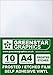 Price comparison product image GREENSTAR GRAPHICS ® 10 Sheet Pack A4 Frosted/Etched Window Film Self Adhesive Craft Vinyl (Sticky Back Plastic) for Silhouette Cameo/Curio/Portrait, Cricut & Brother Scan N Cut (A4 FROSTED)