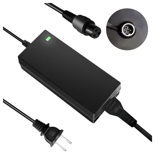 EVAPLUS 42V Charger PowerFast 3-Prong Inline Connector for 36V Pocket Mod, Sports Mod Lithium Battery, Battery Charger for Electric Scooter