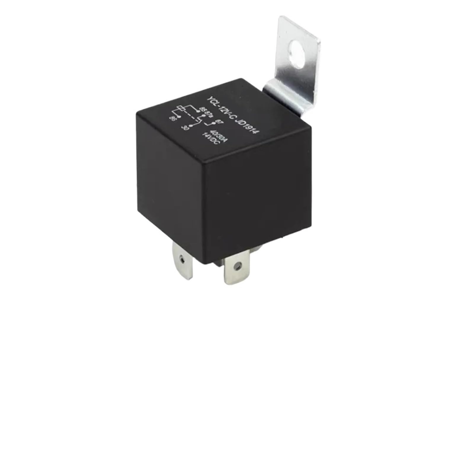 Relé automotriz Impermeable de 12 V, 24 V, 4 Pines, 5 Pines, 4 Pines, 5 Pines, 40 A, con Terminal de Cobre Rojo y Negro, con zócalo de relé.(24V 5P)