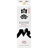 純米焼酎　白岳　25度1800mlパック　2ケース（12本）