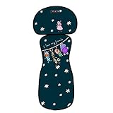 Tris & Ton Colchoneta Universal para silla de coche en 3D microfibra para Grupo 0, 1, 2, 3 (Diferentes modelos) (Tris y Ton)