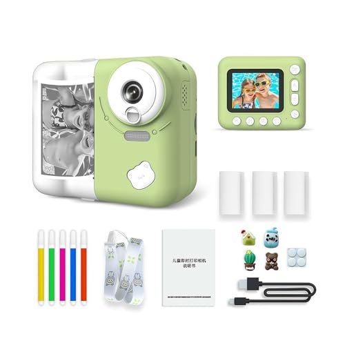 Fotocamera per bambini con stampa istantanea fotocamera digitale selfie 1080p per a per per HD registrazione foto