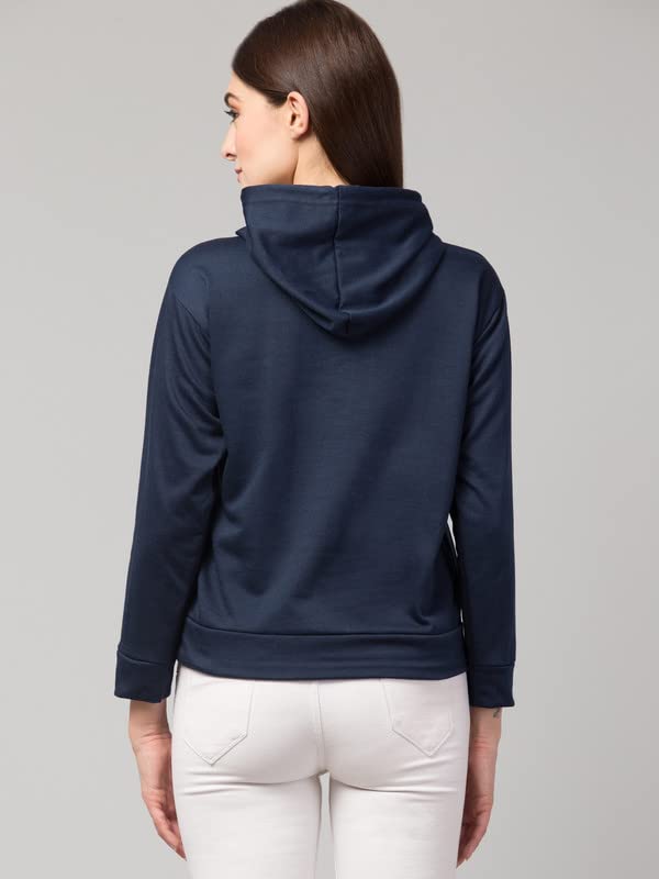 Image of Women's Fleece Plain Hoodie