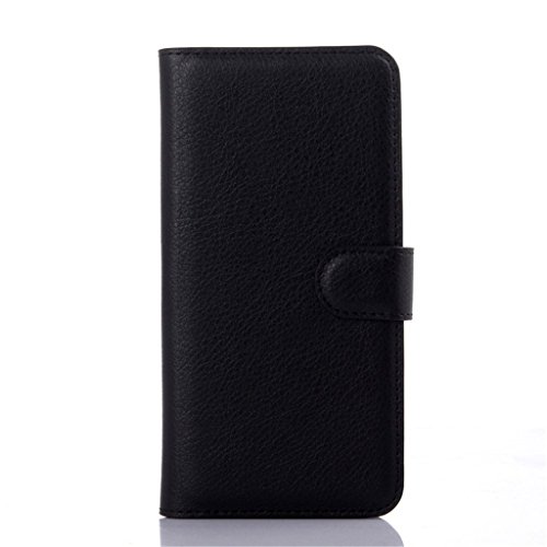 Gift_Source M9 Plus Custodia, One M9 Plus Custodia, Anti-Caduta Tacsa Alta qualità Cover Portafoglio Libro Stile Caso in Pelle Custodia per HTC One M9 Plus [ Black ]