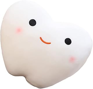 Kisangel Sofa Throw Pillows Lumbar Pillows Decorative Throw Pillows Tooth Throw Pillow Stuffed Throw Pillow Baby Plush Toy Tooth Stuffed Animal Decorative Couch Pillows Couch Throw Pillows