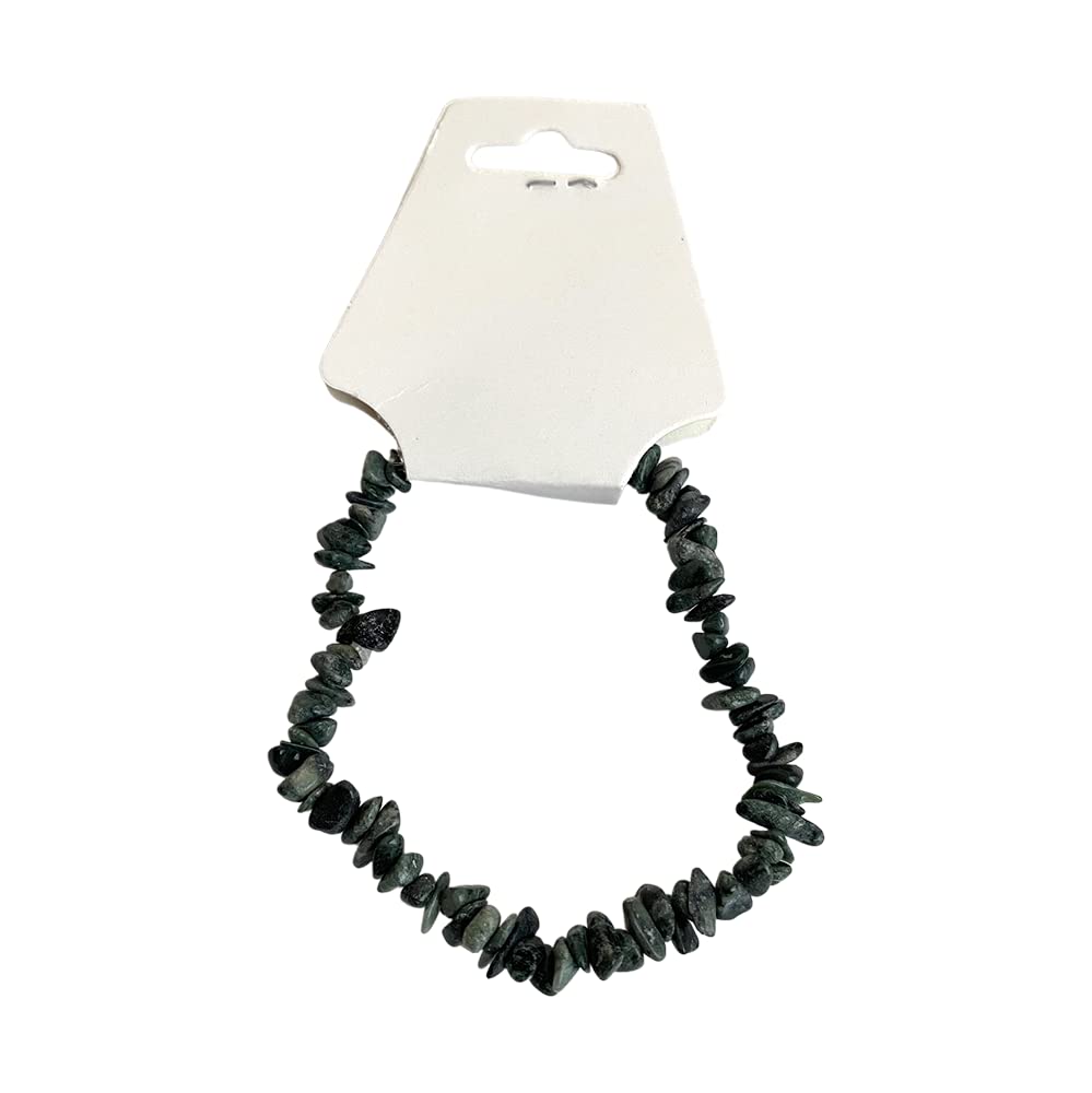 VIE Gemstone Chip Stretch Bracelet (Kambaba Jasper)