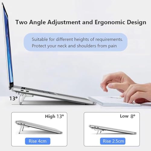 Soporte portátil invisible para laptop aluminio plegable miniatura 5