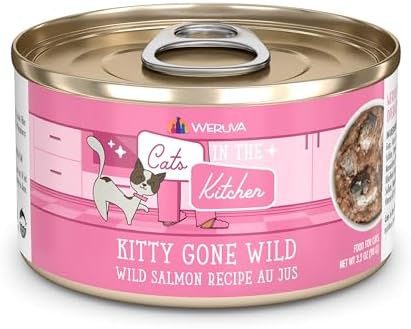 Weruva Cats in The Kitchen, Kitty Gone Wild with Wild Salmon Au J...
