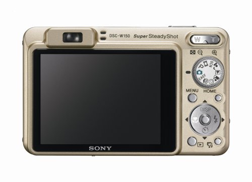 Sony Cybershot Dscw150/G 8.1Mp Digital Camera With 5X Optical Zoom With Super Steady Shot (Gold) #TOP1
