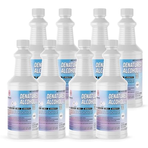 Denatured Alcohol 190 Proof 3C - 8 Quarts - High-Purity Cleaning Solvent for Industrial Use