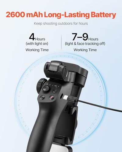 Smartphone Gimbal Vevor Gimbal-Stabilisator mit 3-Achsen Stabilisierung
