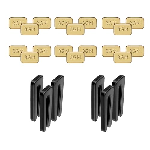 DINHEAROM 6juegos Kit de Equilibrio para Ventilador de Techo con Clips Metálicos y Pesos Adhesivos para Aspas Reduce Vibraciones y Ruido Mejora Rendimiento y Durabilidad Cocinas y Plafones