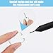 10pcs Pen Nibs Replacement for Samsung Galaxy Tab S6, S Pen Tips Stylus Pen Nibs Replacement with Install Tool Compatible with Samsung Galaxy Tab S7 & S7 Plus S8 & S8 Plus (Black)