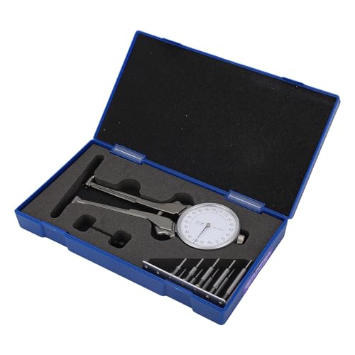 Dial Inside Caliper, Aluminum Alloy Internal Dial Caliper 3.5in Measuring Depth Precision Machined ???? 2.2-6in for Cylinder Bore