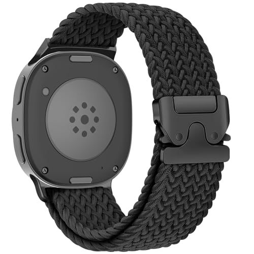 SOLOLUP Geflochtenes Armbänder für Samsung Galaxy Watch 8/8 Classic Armband 40mm 44mm 46mm Herren Damen Stretchy Nylon Stoff Strap Fallschirmverschluss Sport Loop für Samsung Watch 8/8 Classic