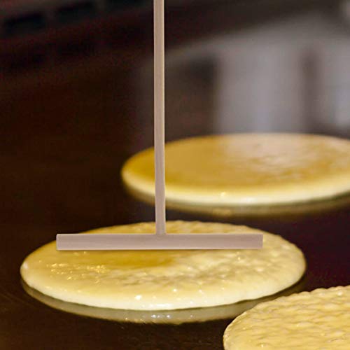 UPKOCH Conjunto de 2 peças de espátula de crepe, estrutura de madeira de faia