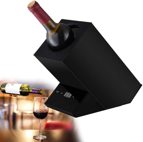 Portable Electric Wine Chiller - 750mL Stainless Steel Bottle Cooler for Red & White Wine, Water - 24-Hour Cold Retention, Ideal for Parties & Gifts