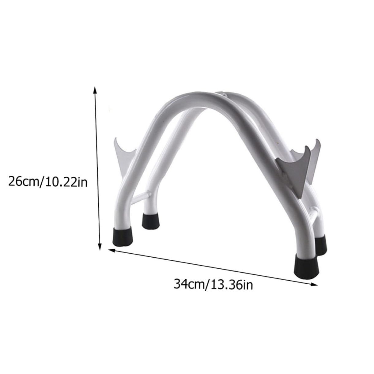 VANZACK Fitness Steel Dumbbell Rack Shape Space Saving Weight Holder Stand with End Caps for Floor Protection Compact Design for Home Gym and Workouts